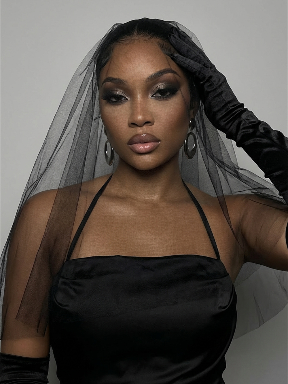 AI black veil Generator