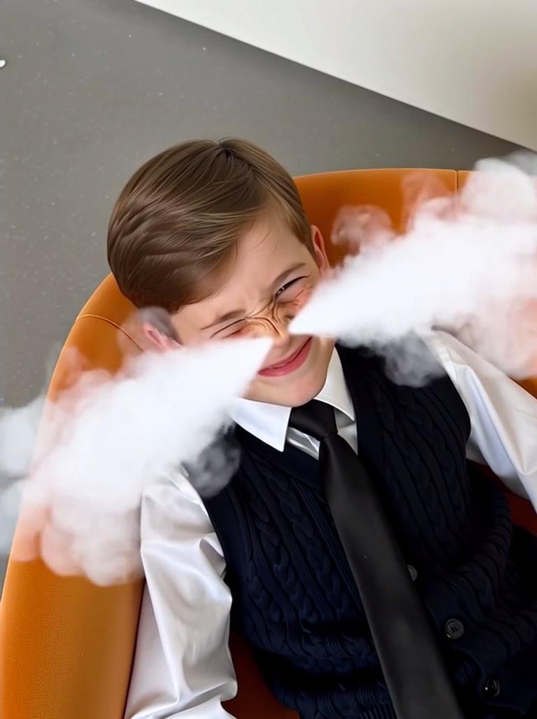 AI blowing steam Generator