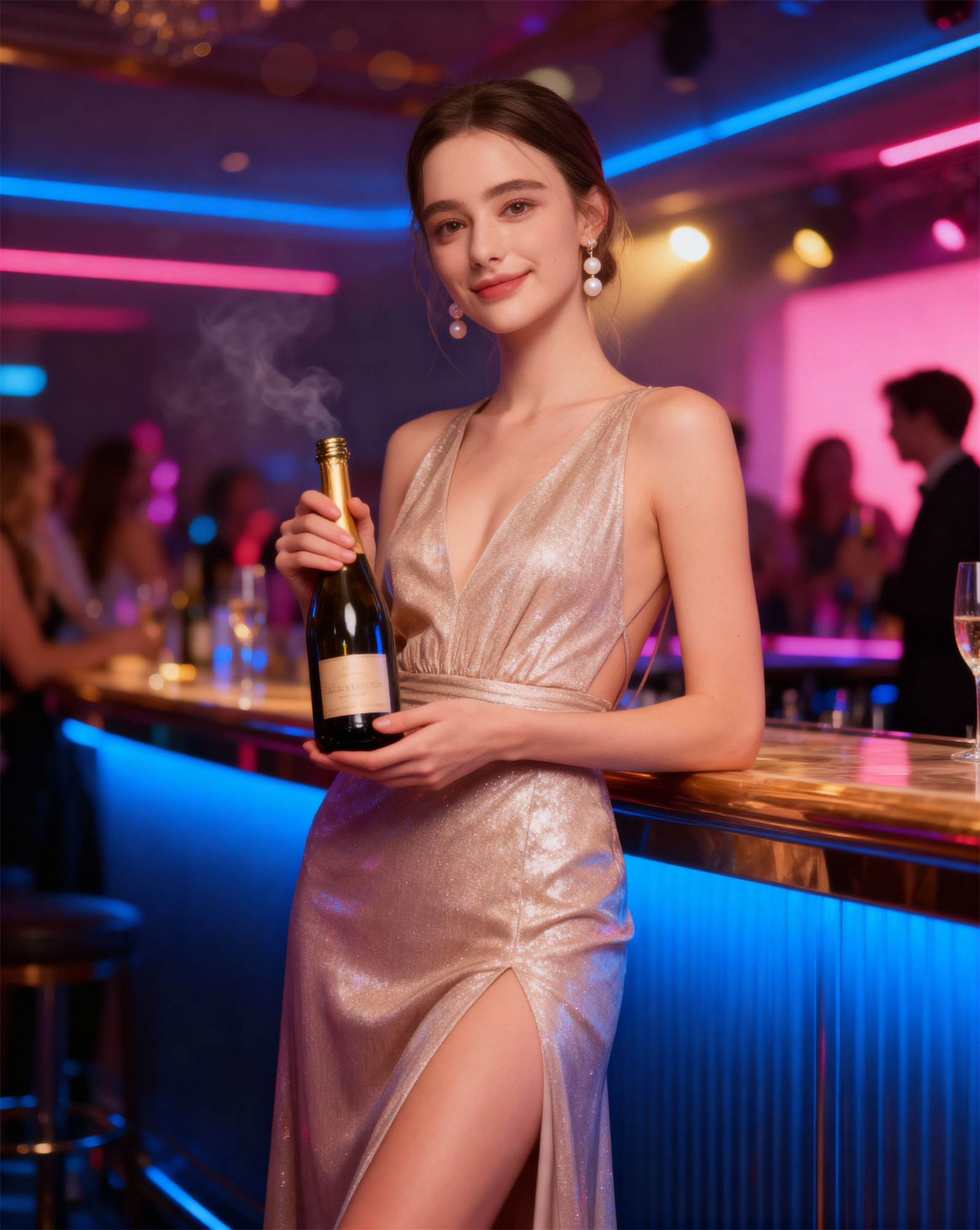 AI Champagne Beauty Generator