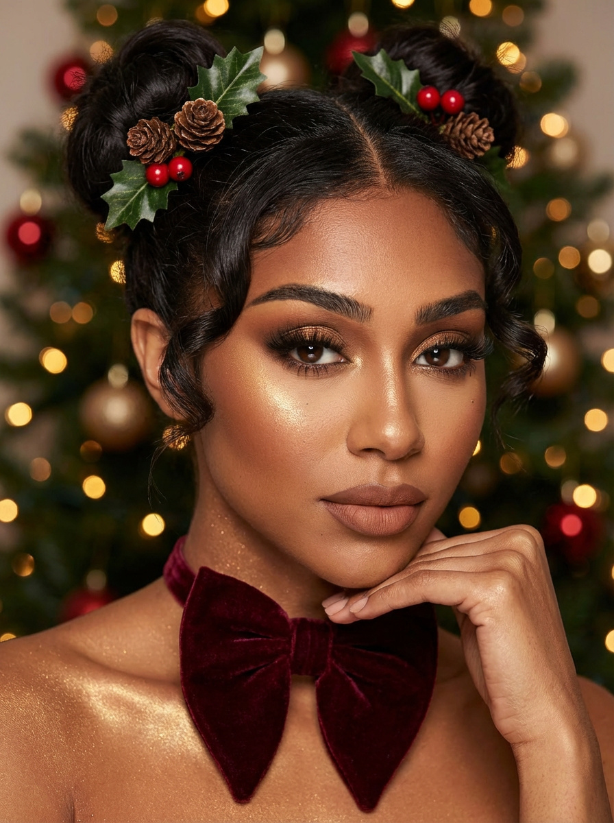 AI Christmas Pompadour Generator