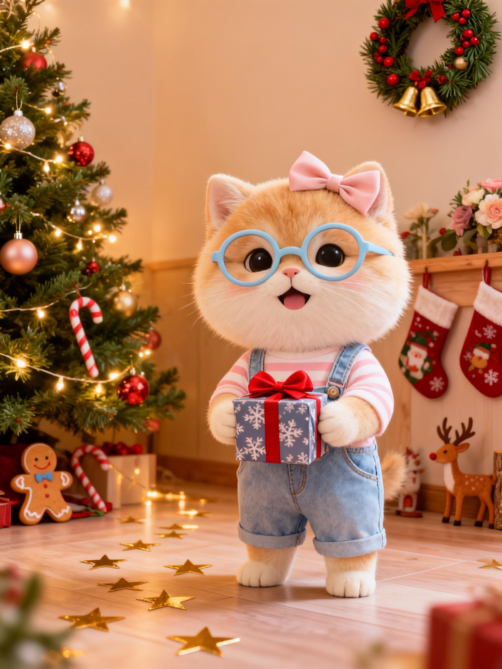 AI Cute Pet Christmas Generator