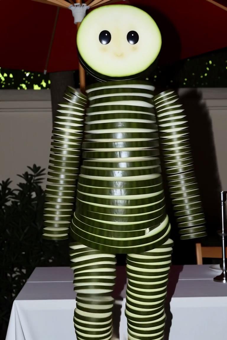 AI eggplant slices generator