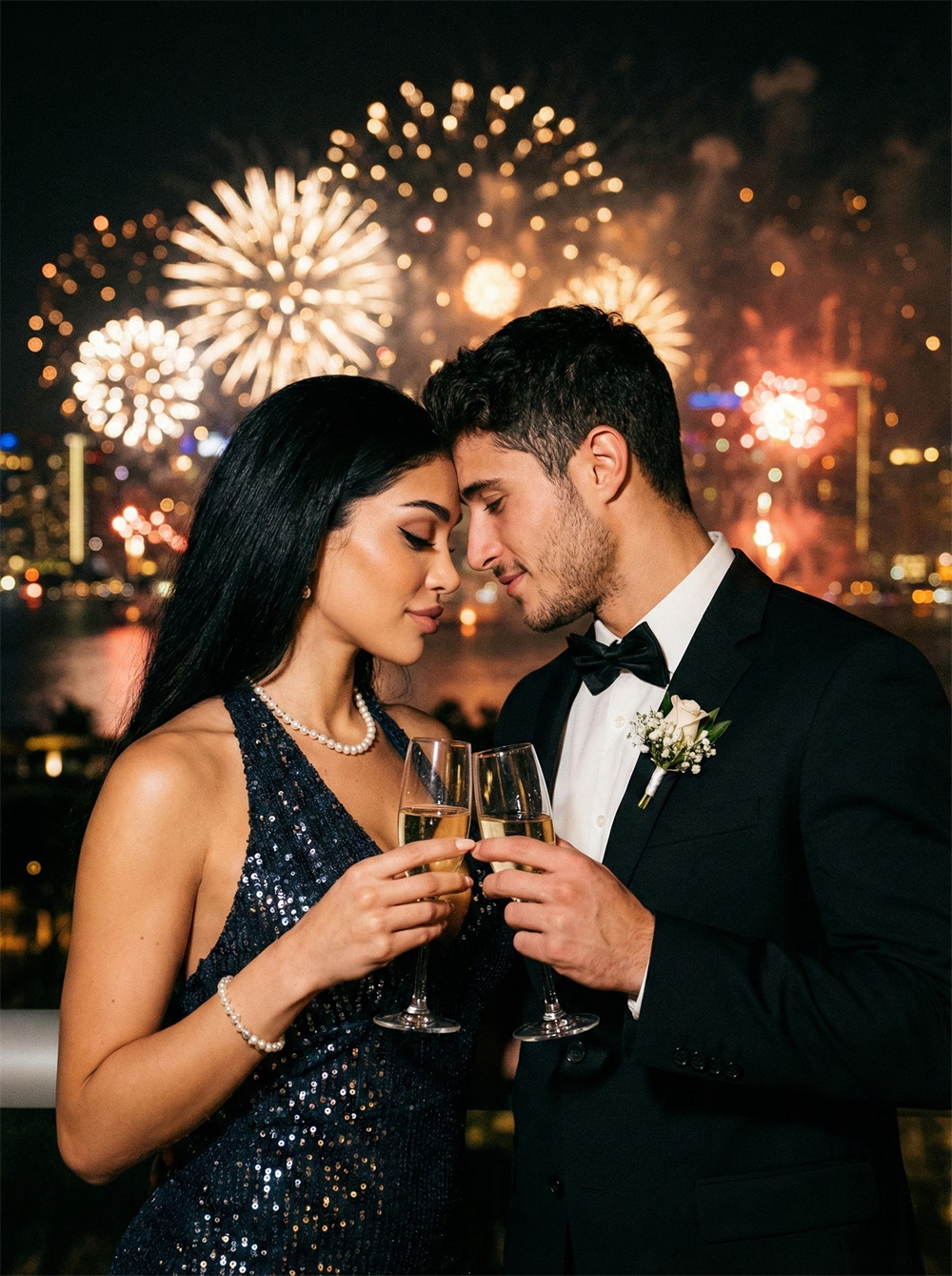 AI Fireworks Night Generator