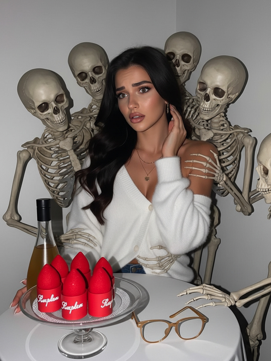 AI Generator: Skeleton and Beauty