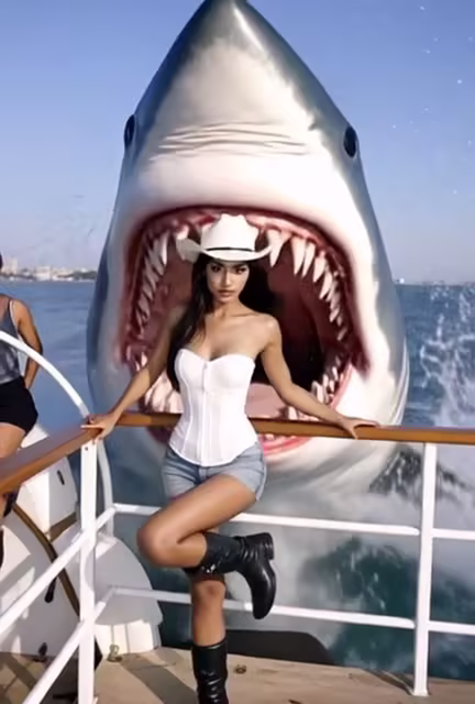 AI Great White Shark Generator