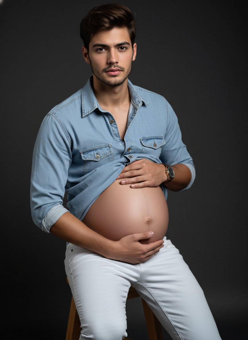 AI Man Pregnant Generator