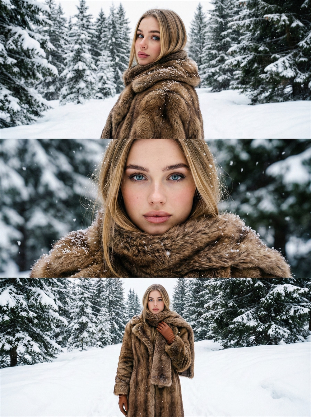 AI Snowy Forest Generator