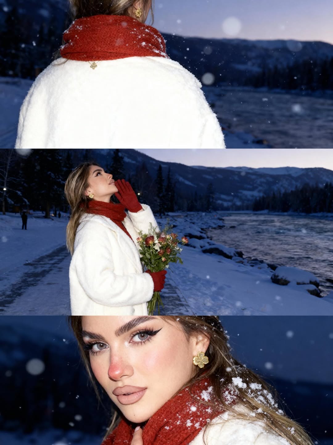 AI Snowy Night Generator