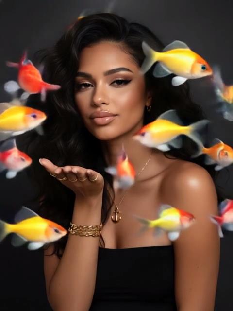 AI swim with fishes Generator