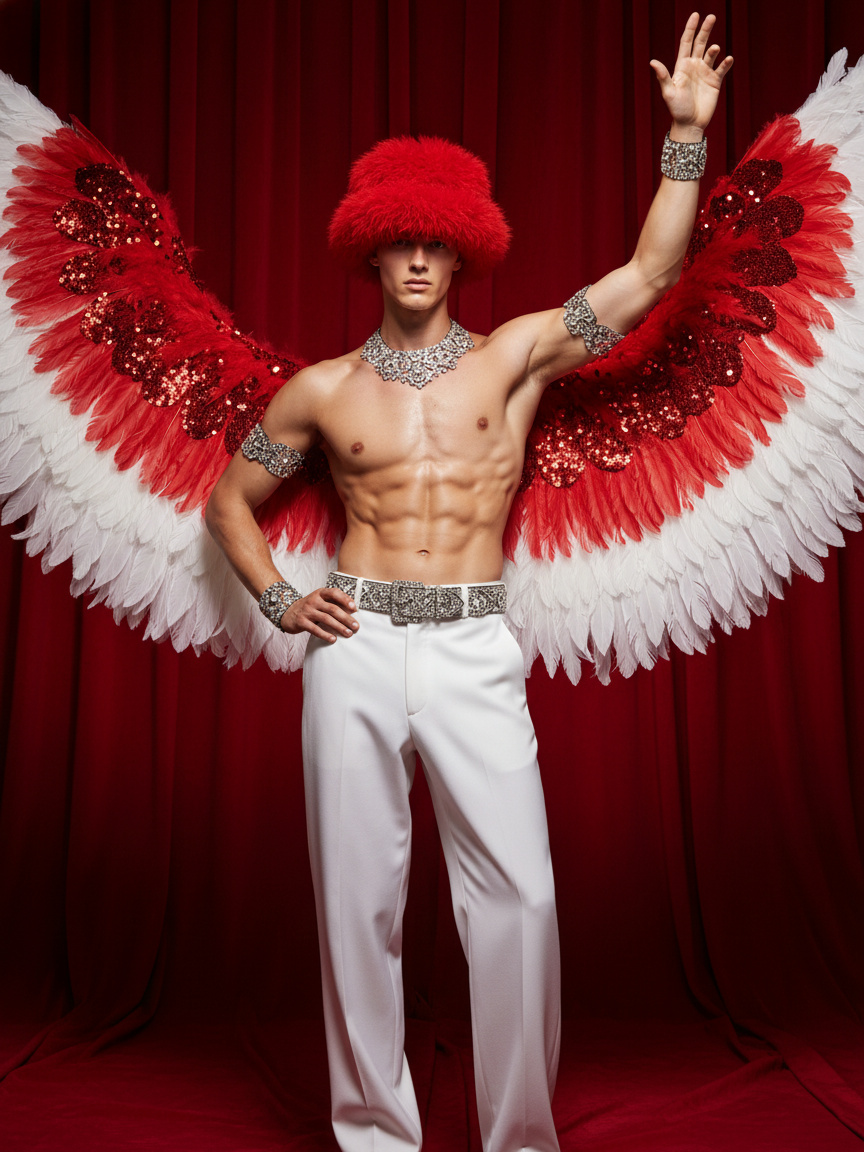 AI Victoria's Secret Abs Guy