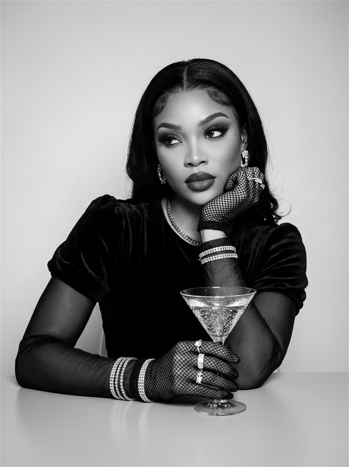 AI wine glass invitation generator