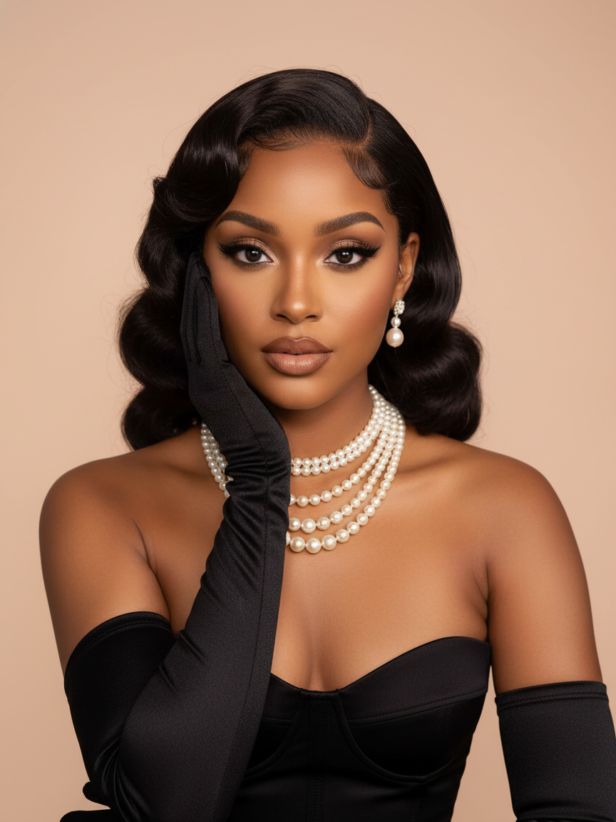 Elegant Hepburn-style AI Generator