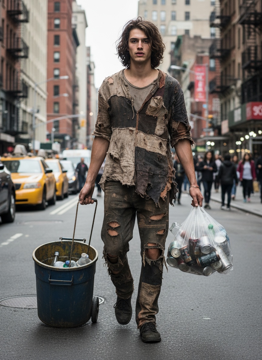 New York homeless person